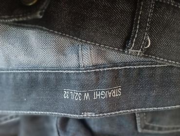 levis muške farmerke: Muške farmerke – crni teksas, klasičan kroj - Materijal: Teksas crne — 5