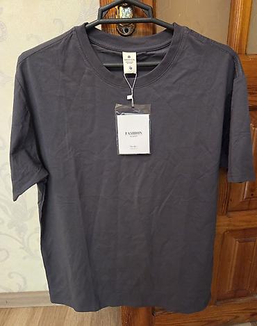 Kişi geyimləri: Futbolka, 5XL, rəng - Boz — 2