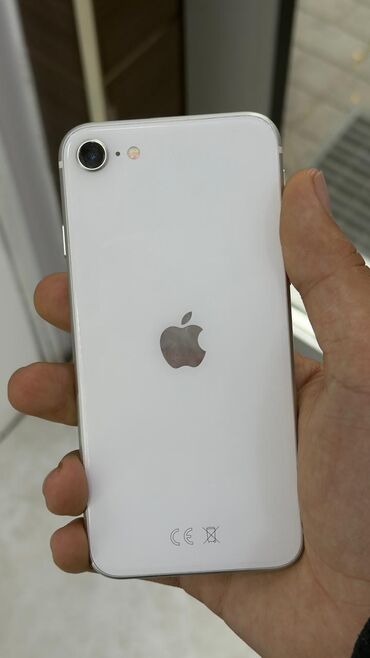 irşad telecom iphone 11 128gb: IPhone SE 2020, 64 GB, Ağ, Barmaq izi, Simsiz şarj, Face ID