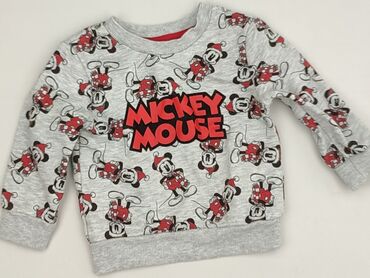 kombinezon do spania myszka miki: Sweatshirt, Disney, 9-12 months, condition - Perfect