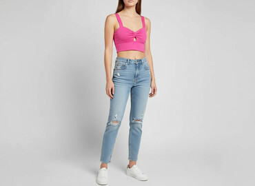 trampki biale h m: H&M Divided, Top damski, rozmiar S