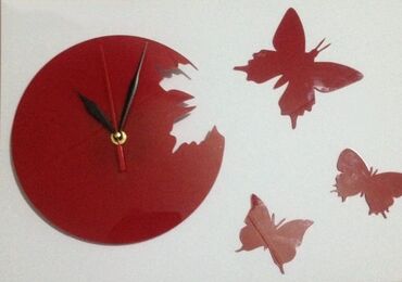 Ev saatları: Divar saatları, Mexaniki, Saniyə əqrəbi — 8