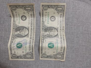 купюра сом: Для нумизматиков: - 1 доллар США выпуск 1995 года; - 1 доллар США