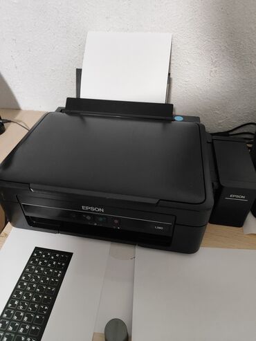 планшет трансформер с клавиатурой: Цветной ксерокс принтер Epson L380, почти новый печатает отлично