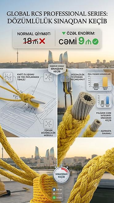 ərişdə kəsən: 🇬🇧ENGLISH▶️Global RCS — Professional Heavy-Duty Braided Utility Rope — 6