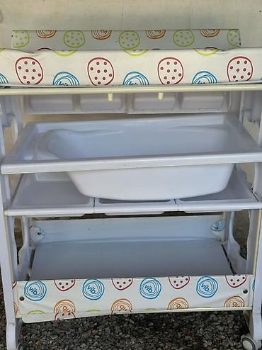 Uşaq mebeli: Uşaq üçün hamam və alt dəyişmə masası – VIB dizaynı - 2-si 1-də — 1