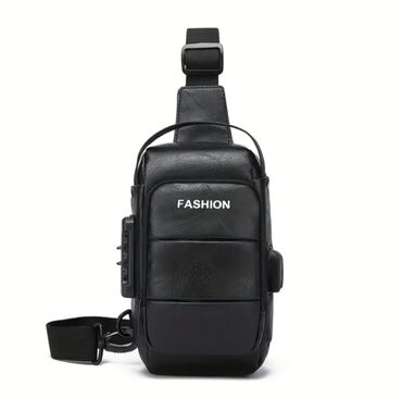 qaşlı çanta: 💼Parollu zamoku olan dəbli crossbody kişi çantaları ✅️Material: Eko