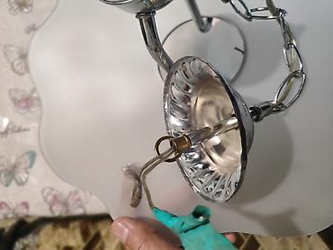 lüstur altı: Çılçıraq, 1 lampa, Şüşə — 10