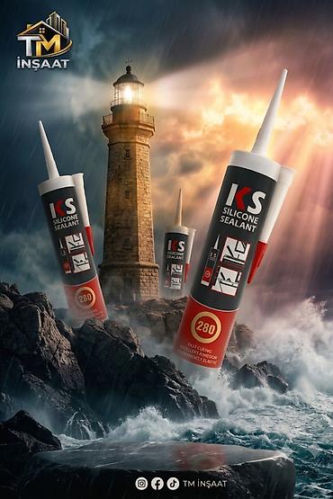 KS Silicone Sealant (280) 🌊 Qiymət - 3.50 AZN Tikinti və təmir
