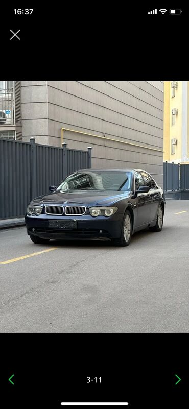 авто до 70000: BMW 7 series: 2004 г., 3.6 л, Автомат, Бензин, Седан