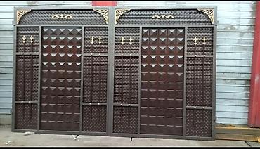 Распашные ворота: Кованные металлические ворота и калитки - Материал: сталь с — 17