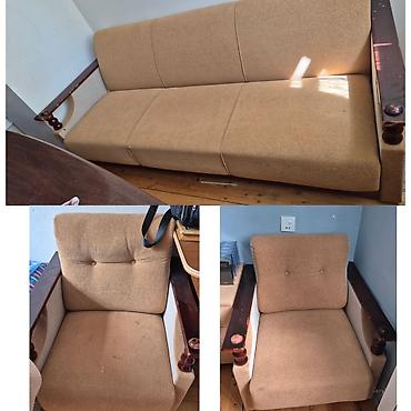İşlənmiş, Klassik divan, 2 kreslo, Bazalı lalafo.az -da İşlənmiş, Klassik divan, 2 kreslo, Bazalı