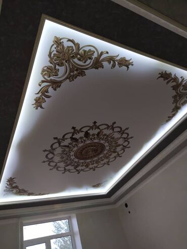 Натяжной потолок: Натяжной потолок 3D потолки, Глянцевое, Матовое — 20