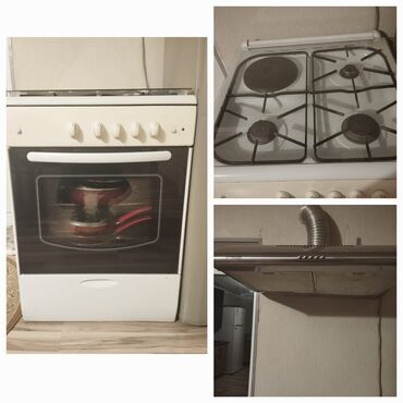 aspiratör: Duxovka Qazlı, rəng - Ağ, Ayrıca dayanan, İşlənmiş