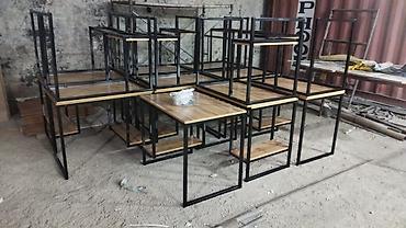 table study: Письменный/компьютерный стол в индустриальном стиле - Конструкция — 2
