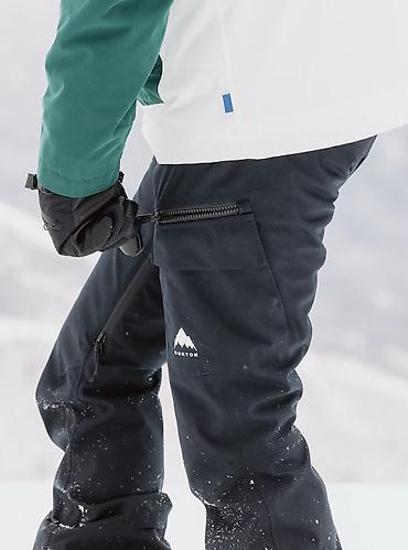 горнолыжные брюки: Женские лыжные штаны Burton, Для сноуборда, 52 (XL), С утеплителем, Снегозащитная юбка — 2