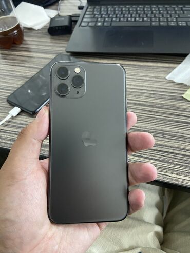 бу телфоны: IPhone 11 Pro, Б/у, 64 ГБ, Space Gray, Чехол, 80 %