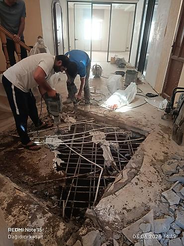 Beton işləri: Beton kəsmə xidməti - Divar, döşəmə və tavanlarda dəqiq və səliqəli — 16