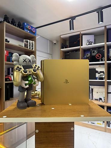xbox seris x: 🎮 PlayStation 4 Slim Gold Edition Tam işlək vəziyyətdədir, bütün — 1