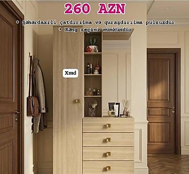 kitab refi modelleri: 1.Dəhliz üçün asma və dolab dəstləri Model 1 – 220 AZN - Yumşaq — 3