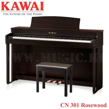 обучение пианино: Цифровое фортепиано Kawai CN301 Premium Rosewood Сочетание знаменитой