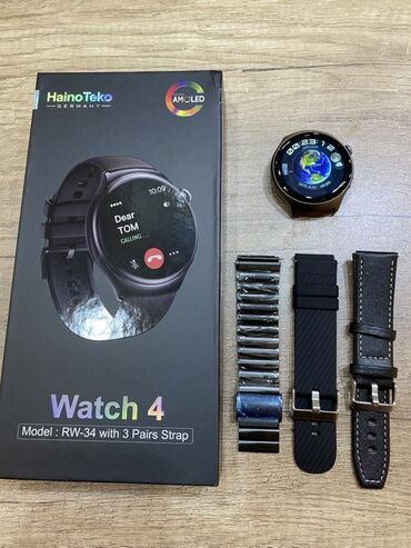 radio usb bluetooth: Новый, Смарт часы, Сенсорный экран, цвет - Черный