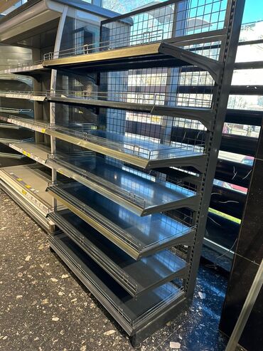 Витрины: Витрины, стеллажи, полки торговые металлические б/у, полка магазинная — 3
