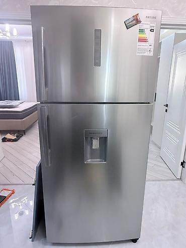 Soyuducular: Samsung iki qapılı soyuducu (üstdə dondurucu), inox rəng. 1il yarım — 1