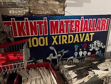 Reklam lövhələri: Tikinti Materiallari Reklami satilir. Cox az istifade olunub. Yaxsi — 2
