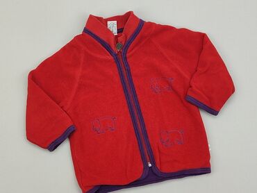 bluzka elegancka czerwona: Bluza, 1.5-2 lat, 86-92 cm, stan - Dobry