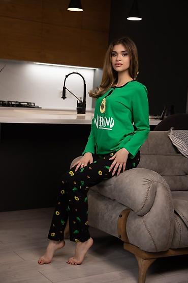 Пижамы: Женская пижама 100%хлопок Размер : л -3 хл (44-54) Цена:1100 сом ✅ — 7