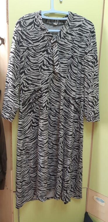 Платье L, XL, цвет - Серый