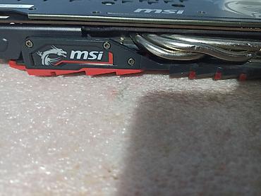 Комплектующие для ПК: Видеокарта для ПК, Б/у, MSI, Radeon RX, 4 ГБ — 6