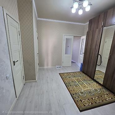 Продажа квартир: 2 комнаты, 65 м², Аламедин-1 мкр Элитка, 4 этаж, Евроремонт — 4