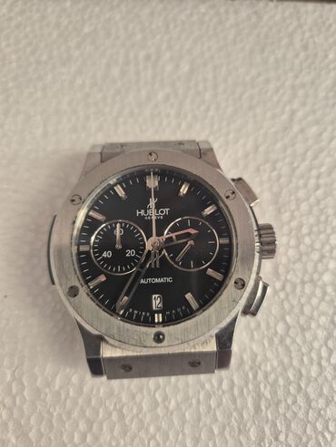 Qol saatları: İşlənmiş, Qol saatı, Hublot, rəng - Gümüşü