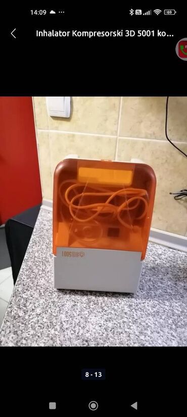 Inhalatori, nebulizatori: Inhalator kompresorski 3D 5001 kompletan 

Mirjevo — 5