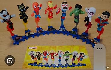 Digər oyuncaqlar: Kinder marvel 2024 seriyasi butun fiqurlar var toplu şəkildə satiram — 1