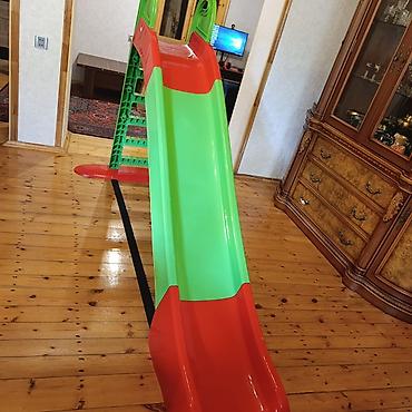 Uşaq sürüşkəni – plastik, iç və çöl istifadə üçün - Material: möhkəm lalafo.az -da Uşaq sürüşkəni – plastik, iç və çöl istifadə üçün - Material: möhkəm