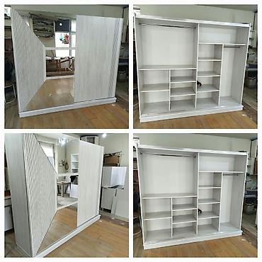 torf satilir: Endirim! Sürgülü qapılı dolab satılır. Ölçü: - En: 2.40 m - Hündürlük — 1