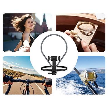 Другие аксессуары для мобильных телефонов: Держатель Hoco K30 Campo - крепление для смартфона на шею, удобное и — 4