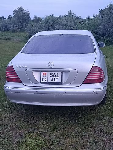 айнек авто: Mercedes-Benz S-Class: 2000 г., 5 л, Автомат, Бензин, Седан — 4