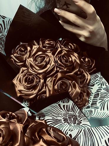 букеты: Атласные розы 🌹 Бишкек Кант Покровка принимаем заказы а также на — 5