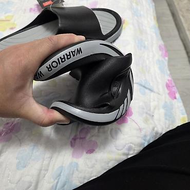 Босоножки, сандалии, шлепанцы: Мужские шлёпанцы Warrior - Тип: шлёпанцы/слайды - Цвет: чёрный верх — 6