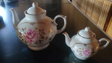 советский сервиз: Набор чайников, кофейный сервиз чайники кувшин, ваза для конфет