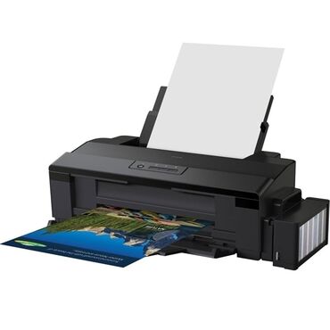 bpyükhəcmli printer: Epson l1800. Teze kimidir. Az istifade olunub. A3, A4 vereqleri