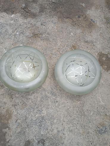 восковые свечи в баку: Şüşə tavan/plafon örtükləri (2 ədəd) - Material: qalın, yarımşəffaf — 1