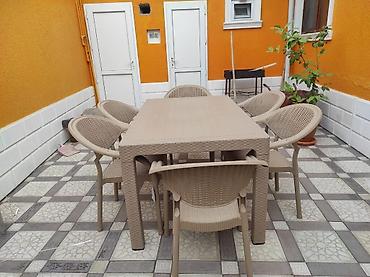 Bağ, çöl masa və oturacaq dəstləri: Yeni, Dördbucaq masa, 6 stul, Açılmayan, Skameykalar ilə, Plastik, Türkiyə -da lalafo.az — 9 Bağ, çöl masa və oturacaq dəstləri: Yeni, Dördbucaq masa, 6 stul, Açılmayan, Skameykalar ilə, Plastik, Türkiyə — 9