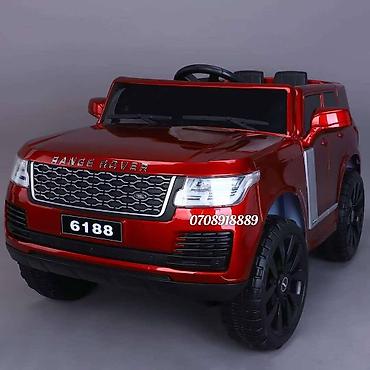 moms 4: Elektrikli avtomobil Range Rover 6188 4! qırmızı və qara rəngləri ilə — 4