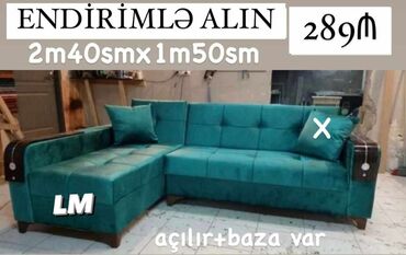 Sifarişlə divanlar: Künc divan, Mətbəx üçün, Qonaq otağı üçün, Bazalı, Açılan, Kitab