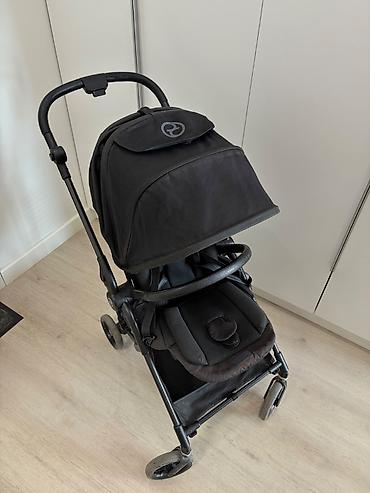 foo foo: Коляска, Cybex, цвет - Черный, Б/у, Платная доставка, Самовывоз — 3
